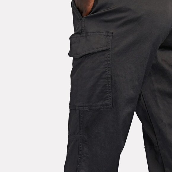 NWT J Brand black satin cargo jogger pants - Picture 5 of 10